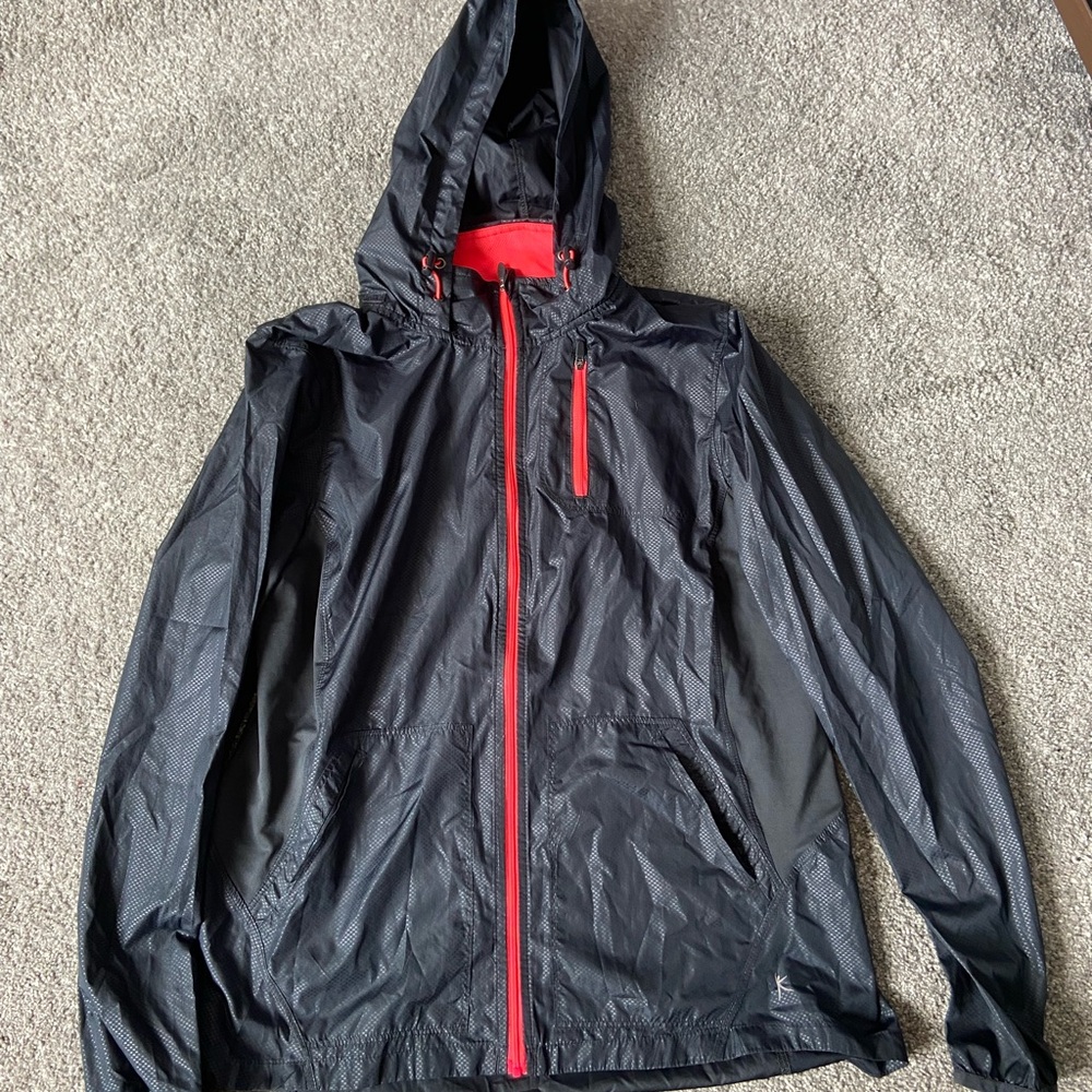 Danskin Now Black and Red Windbreaker Jacket